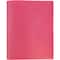 JAM Paper 9.5" x 11" Plastic 2 Pocket School POP Folders with Clasps, 6ct.